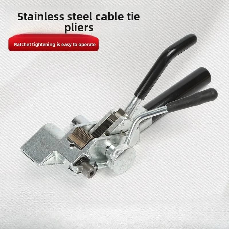 Gear Type Stainless Steel Cable Tie Tool Marine Strapping Machine Auto Tension Band Tightener for Metal Bundling