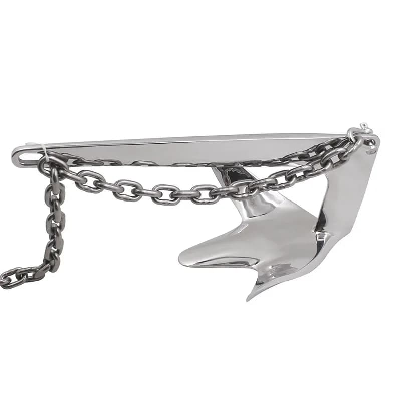 Marine Grade Precision Casting Stainless Steel 316 Boat Bruce Anchor Mooring Yacht Sailboat Ship Anchor 80Kg