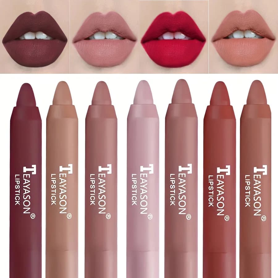 Set di rossetti nebbidi opachi da 12 colori: rivestimenti per labbra in velluto sexy a lunga durata, a prova di sbavature e primer per il trucco delle donne