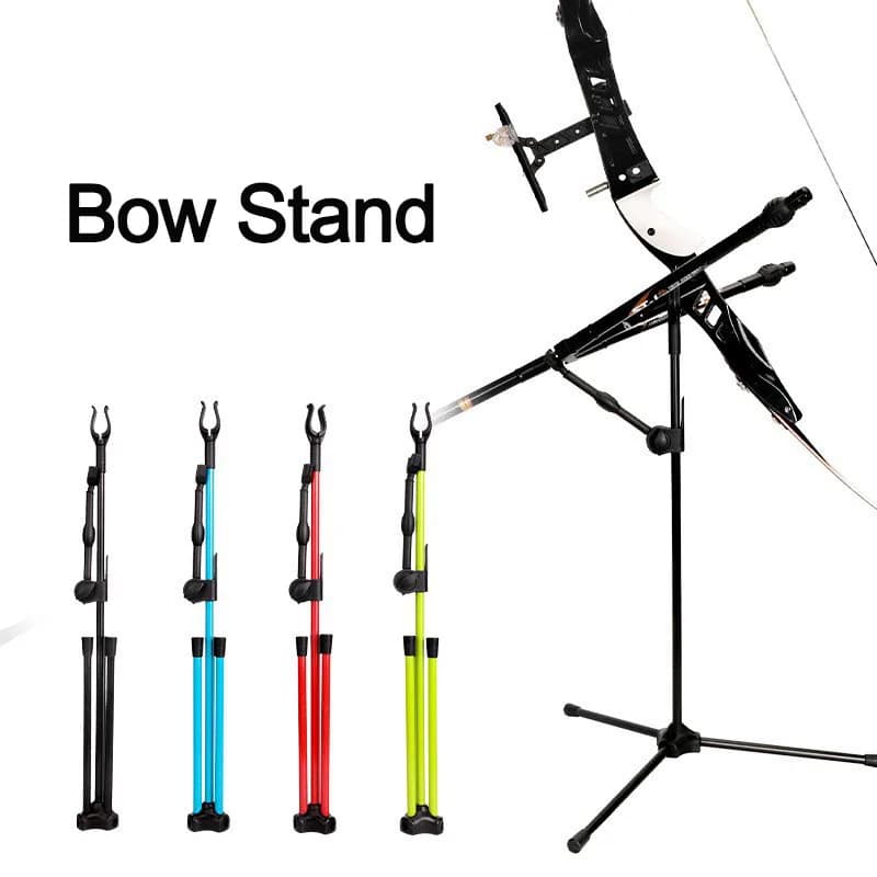 Supporto per arco ricurvo Supporto per arco portatile in fibra di vetro Staffa rimovibile assemblare accessori per tiro con l'arco da caccia all'aperto
