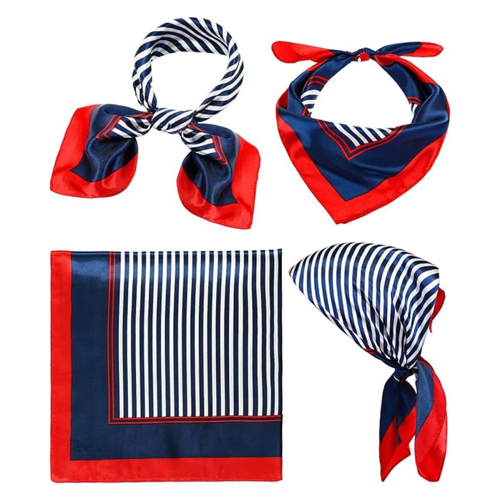 Captain Sailor Hat Scarf Set Costume Accessories Navy Role Play Party Supplies Halloween Performance Props Outfit