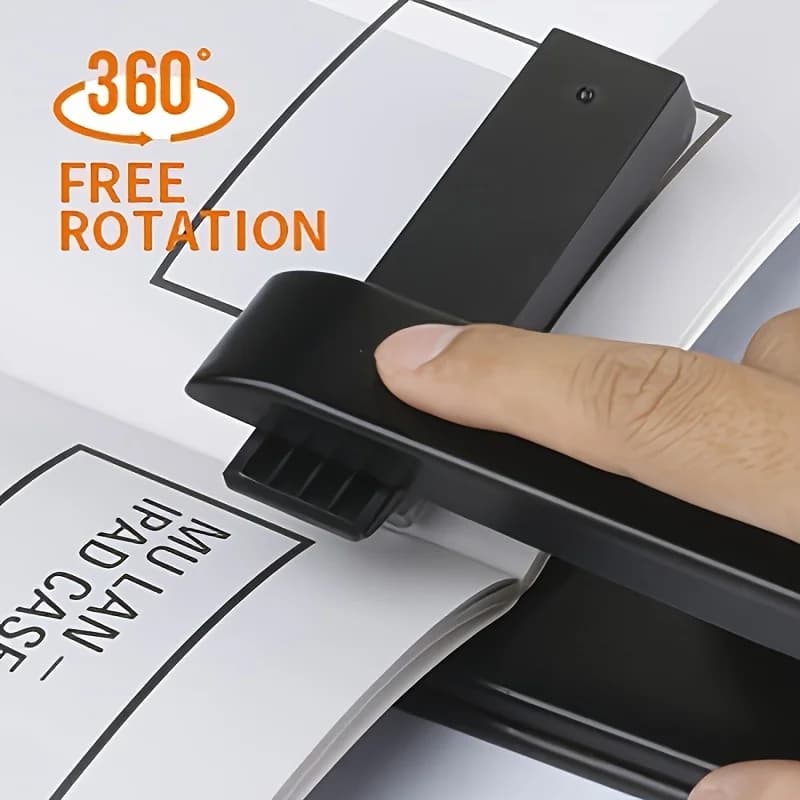 Cucitrice Manuale in Metallo per Uso Intensivo, Cucitrice Girevole a 360 Gradi, Cucitrice Manuale da Scrivania, Resistente, Ideale per Forniture d'Ufficio