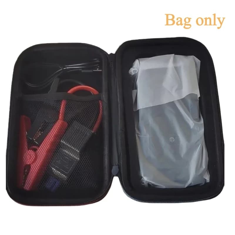 Custodia Portatile in EVA, Scatola Rigida da Viaggio per Avviatore d'Emergenza Auto, Power Bank, Caricabatterie Antiurto