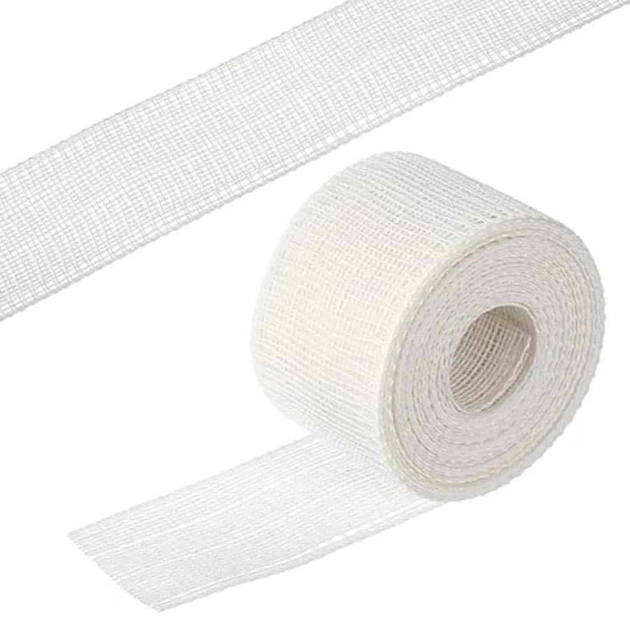 4.4 Yards/4m Fishbone Sewing Tape for Hemming, 1.38 Inch Wide Fishbone Hem Tape for Sewing, Curtain Hemming Tapes Trim for Narr