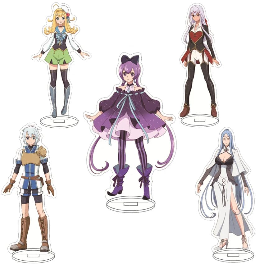 16CM Anime Acrylic Stand The Unaware Atelier Master Krut Rockhan Lizelotte Hollos Yulicia‌ Cos Figure Ornaments Gifts