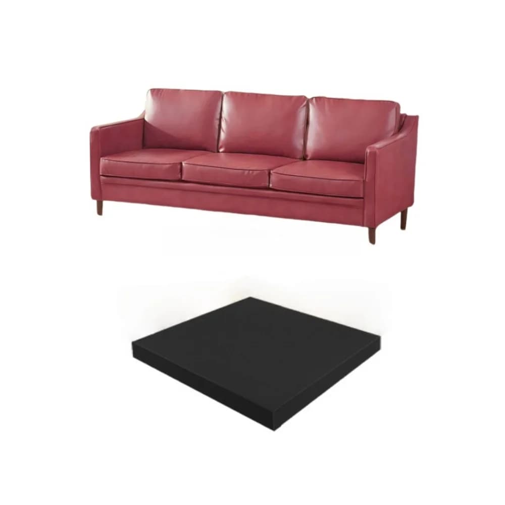 1 pezzo 56 x 56 cm supporto per cuscino per divano per sedile cadente, inserto quadrato di grandi dimensioni per cuscino per divano per un miglior sollevamento,
