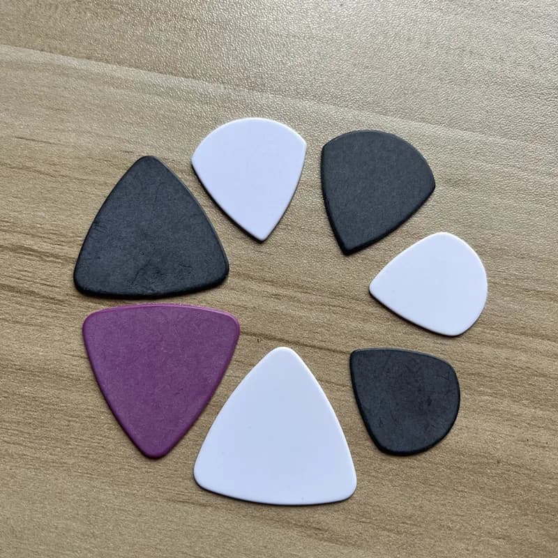 100 pezzi, alta qualità, plettri per chitarra Delrin, senza logo, JAZZ III, JAZZ XL, triangolo, plettri per chitarra opachi a forma di punta più nitida