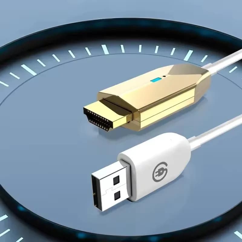 Trasmettitore e Ricevitore Video HDMI Wireless 30M, Cavo Estensore per Mirroring Schermo, Adattatore Display per TV Box, Laptop, PC a TV o Proiettore