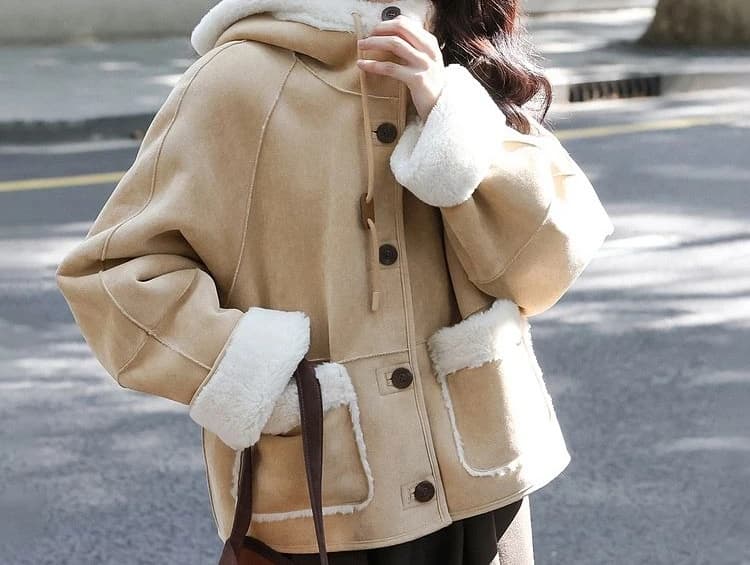 2025 Women's New Style Fashionable Retro Hoodie Coat
