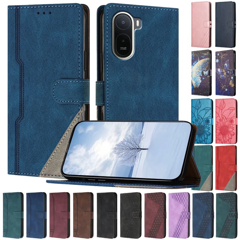 Custodia a libro magnetica con supporto per Xiaomi Redmi A7 Pro 4G Global, borsa protettiva a portafoglio per telefono