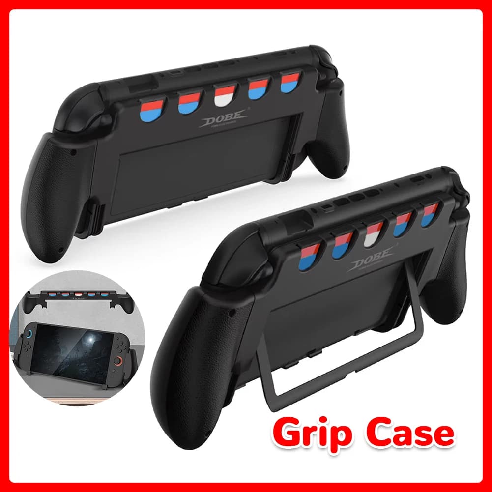 Impugnatura con Supporto per Nintendo Switch 2, Custodia Antiscivolo con Impugnatura e Supporto per Console di Gioco Switch 2, Accessori