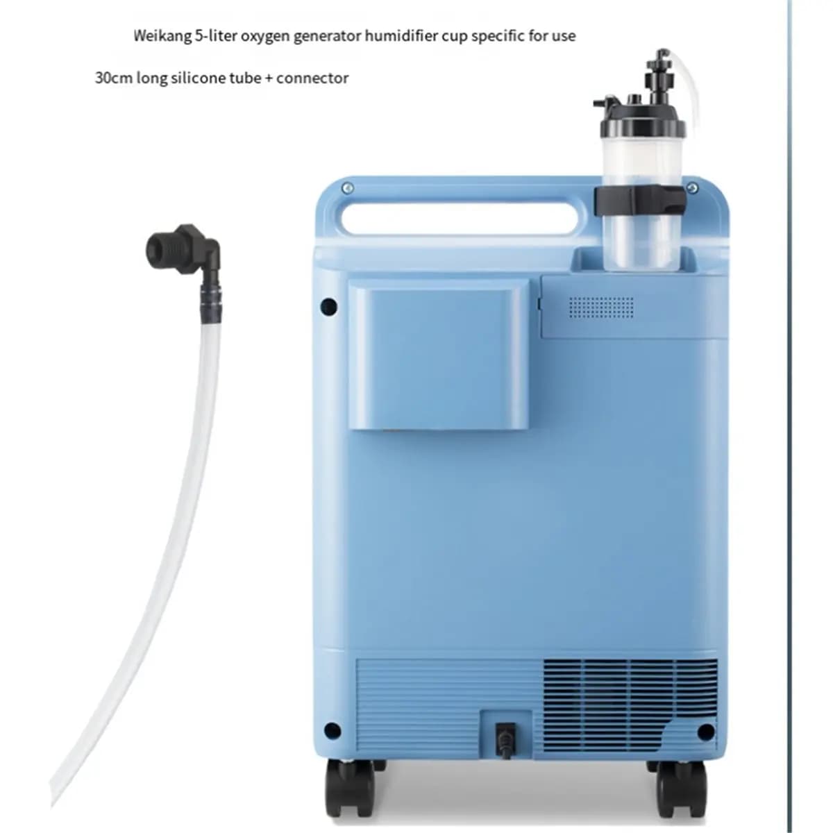 Tubo di collegamento per bottiglia umidificatore da 5 pezzi per concentratore di ossigeno EverFlo 5L, umidificatore generatore di O2