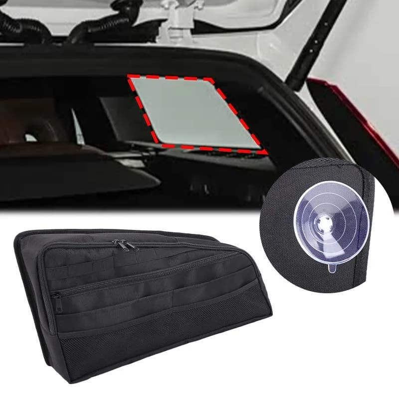 Organizer per Bagagliaio Auto, Borsa Portaoggetti per Finestrino Posteriore, Scatola Porta Attrezzi, Borsa Appendibile per Auto, Accessori per Volvo V60 V60CC 2019-2026