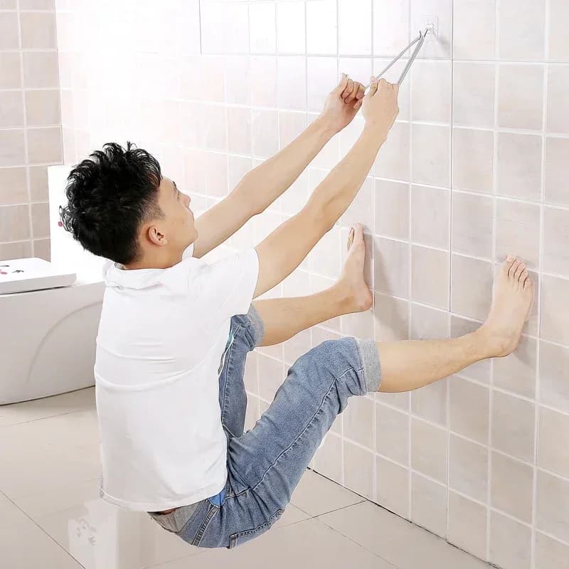 Porta ganci a ventosa autoadesivi trasparenti resistenti da 10 pezzi per grucce da parete per porte da cucina e bagno