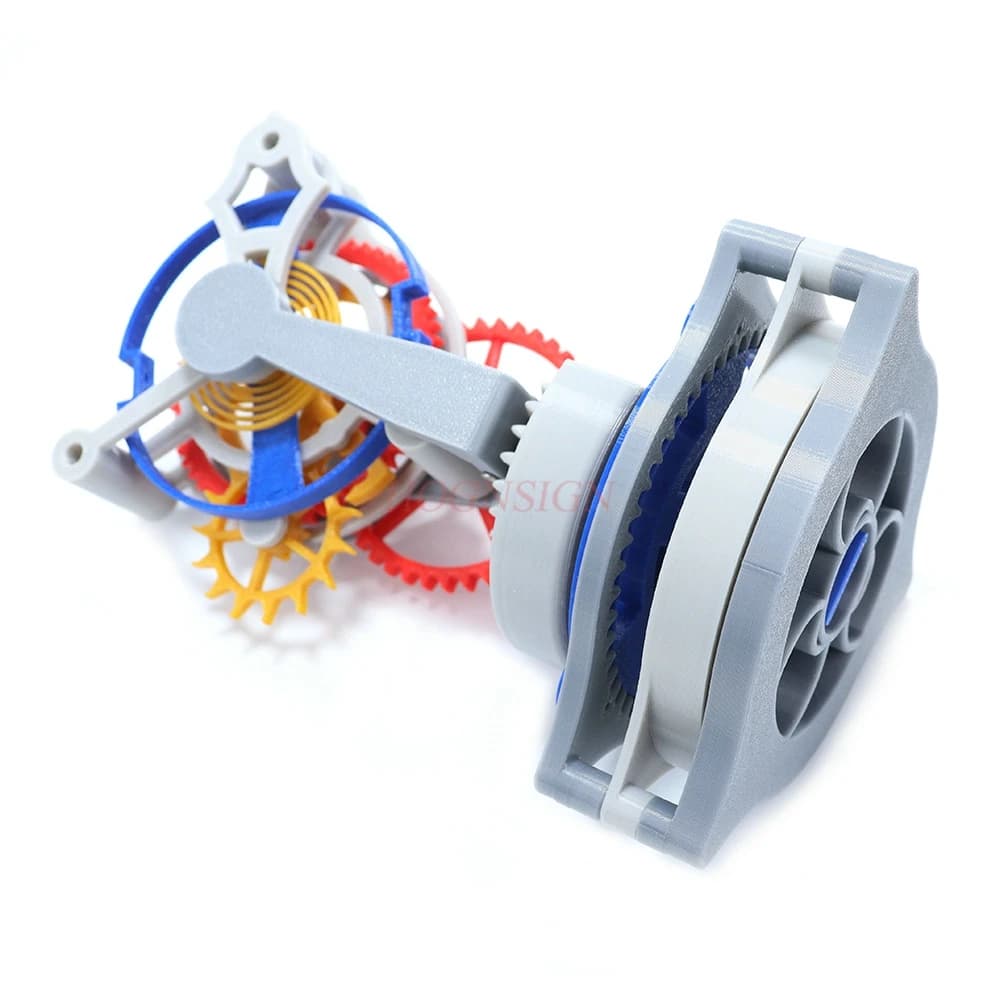 Principio del pendolo meccanico Modello Orologio tourbillon Stampato in 3D Giocattoli creativi di decompressione divertenti Produzione tecnologica fai-da-te