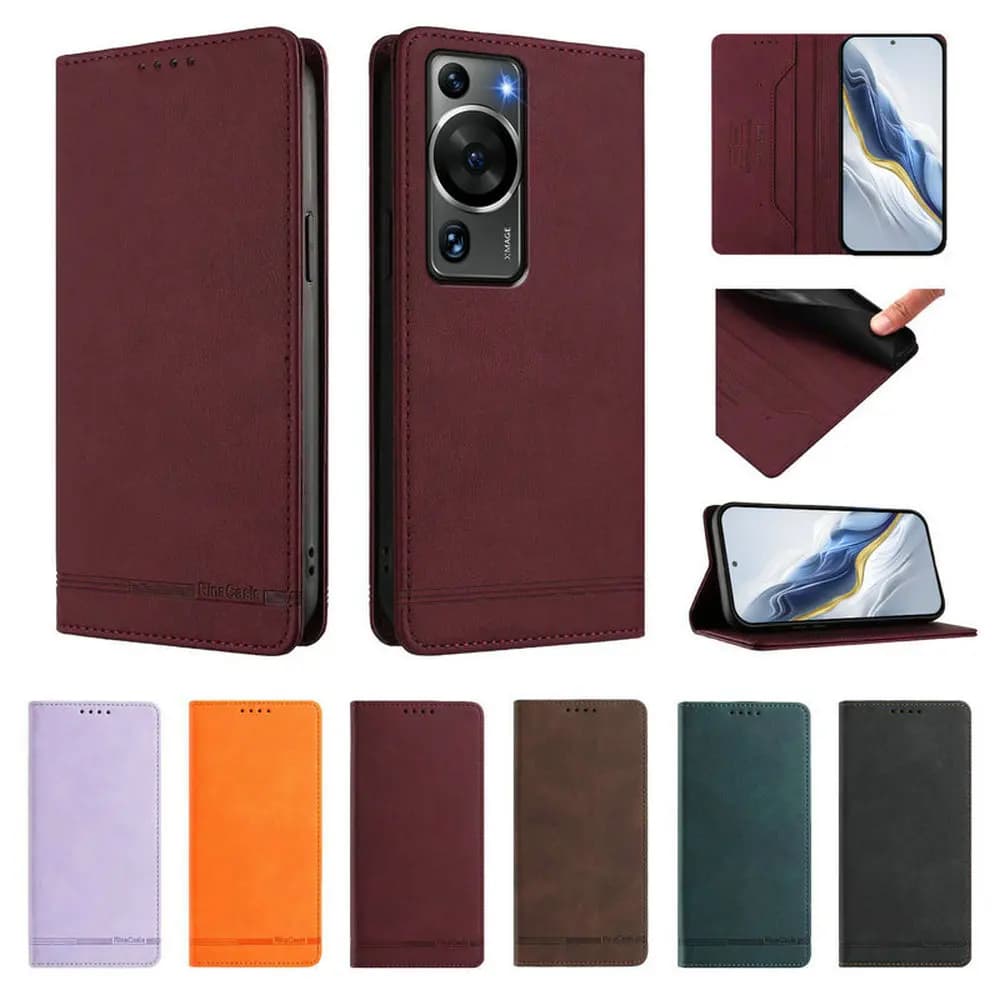P30Lite P20 P30 P40 P50 P60 Pro RFID Portafoglio in pelle Fonda magnetica per Huawei Nova Y73 14 Ultra 13 Pro 12 Lite 12s 12i 13i Cover