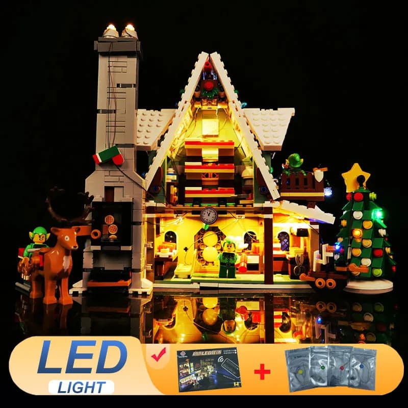 Kit di luci a LED per LEGO 10275 Fairy Magic House, idee per lampade fai da te, regalo di Natale (non include i blocchi da costruzione, mattoncini, kit, set, modello)