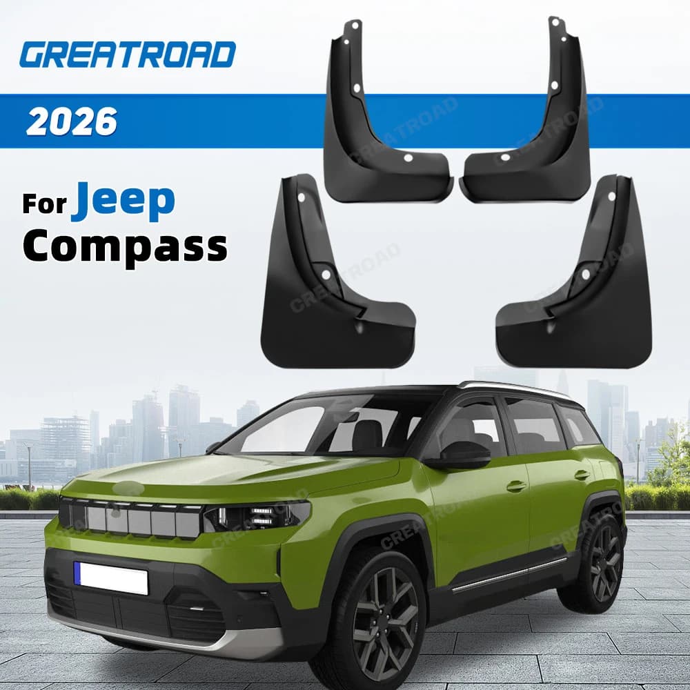 Parafanghi e Paraspruzzi per Jeep Compass 2026, Accessori Auto