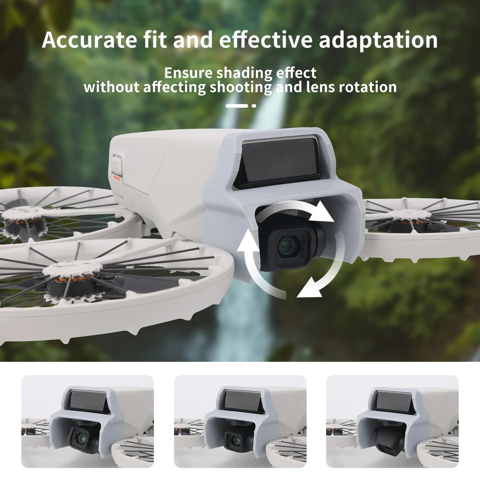 For DJI FLIP Gimbal Plastic Light Flip Lens Avoiding collisions drone accessories Orange Black Grey