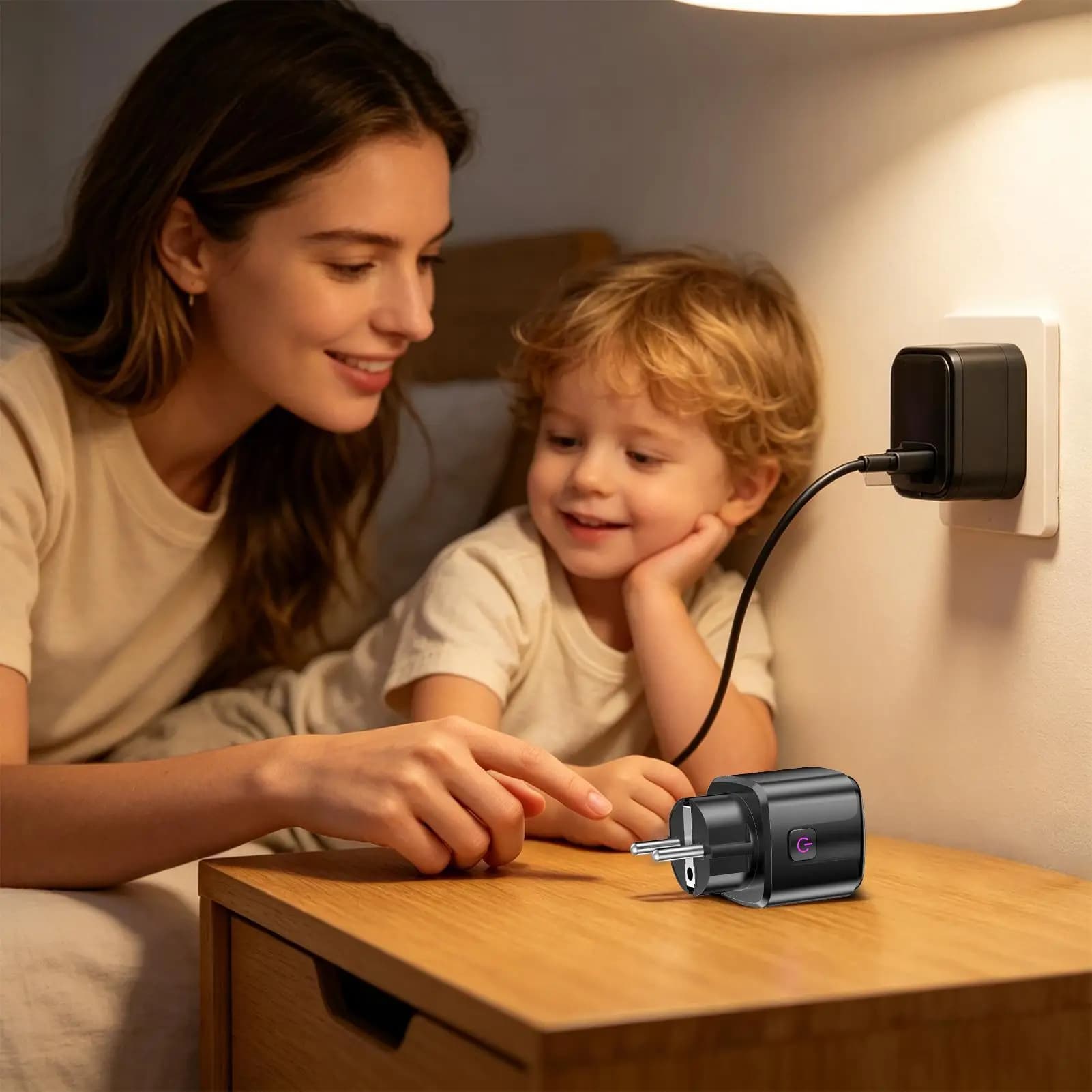 Per Google Home, Alice, SmartThings: Presa Intelligente WiFi Wireless con Controllo Remoto tramite APP per Uomini e Donne