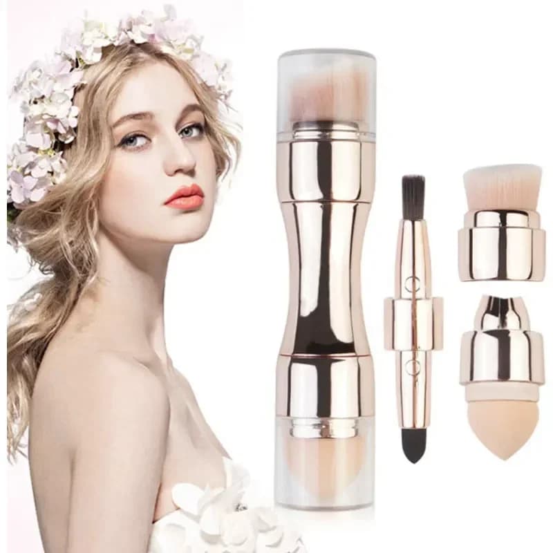 4 in 1, portable eye shadow, lips, face, foundation to hide