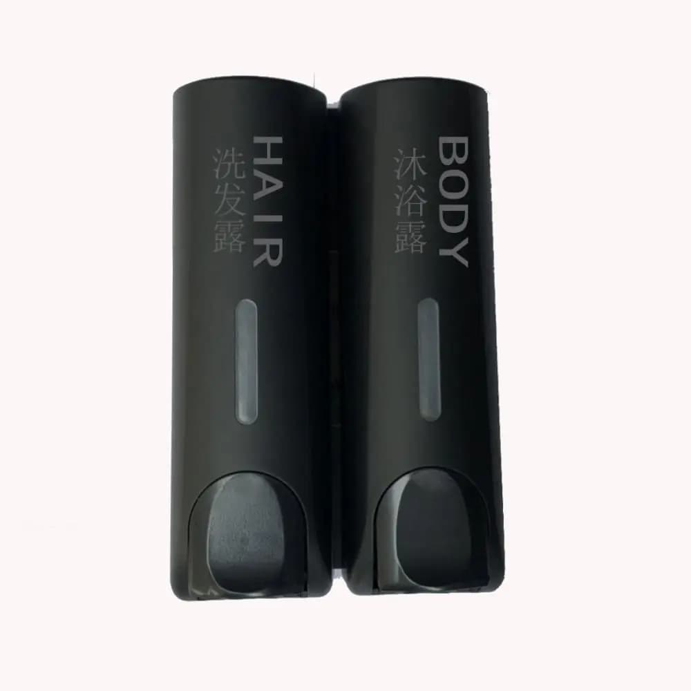 Manual Press Wall Mounted Soap Dispenser Lock Refillable Hand Sanitizer Holder Large Capacity Space Saving Shampoo Liquid Bottle