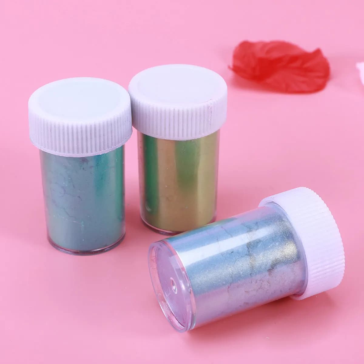 10 Pezzi di Polvere Pigmentata in Mica Premium con Effetto Scintillante per Formulazioni Fai-da-Te di Sapone, Ombretto, Blush, Nail Art e Rossetto