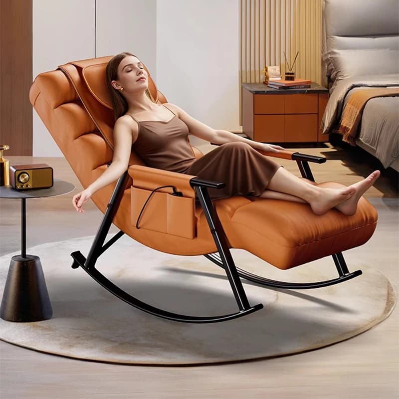 Sedie da soggiorno a dondolo relax Camera da letto mobile Sedie da gioco di lusso Lettura di design Comodi mobili in stile cinese Sillon