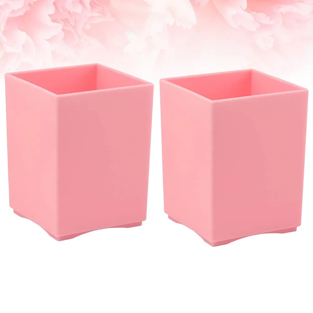 Set di 2 Organizzatori da Scrivania, Portapenne e Portamatite, Accessori per Scuola e Ufficio, Contenitore per Lavoro e Scrivania