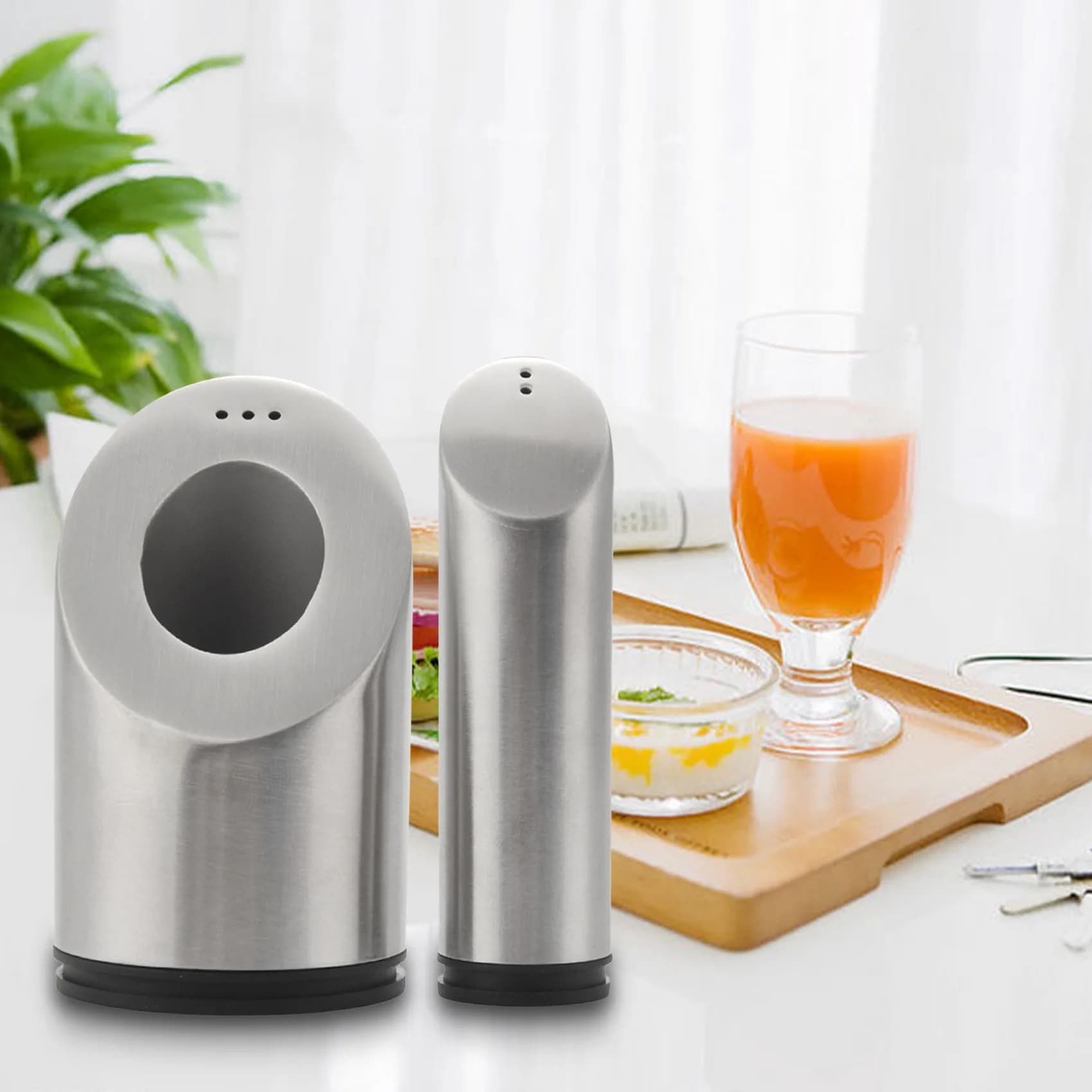 2026 New 1Pcs Stainless Steel Salt And Pepper Shakers Set For Spices With Holes Seasoning Jar Spice Rack Kitchen Cruet Tool