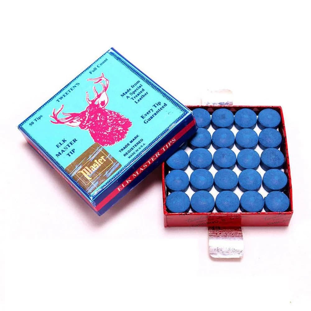 Factory Cheap Price Glue on Tip 9/10/11/12/13mm 50PCs/Box Billiard Pool Cue Tip for Sale