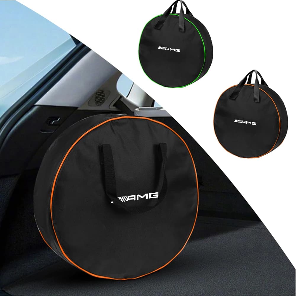 Borsa Portacavi per Ricarica Auto, Custodia Rotonda per Cavi di Ricarica per AMG W108 W124 W126 W140 W168 W169 W176 W177 W190 W201