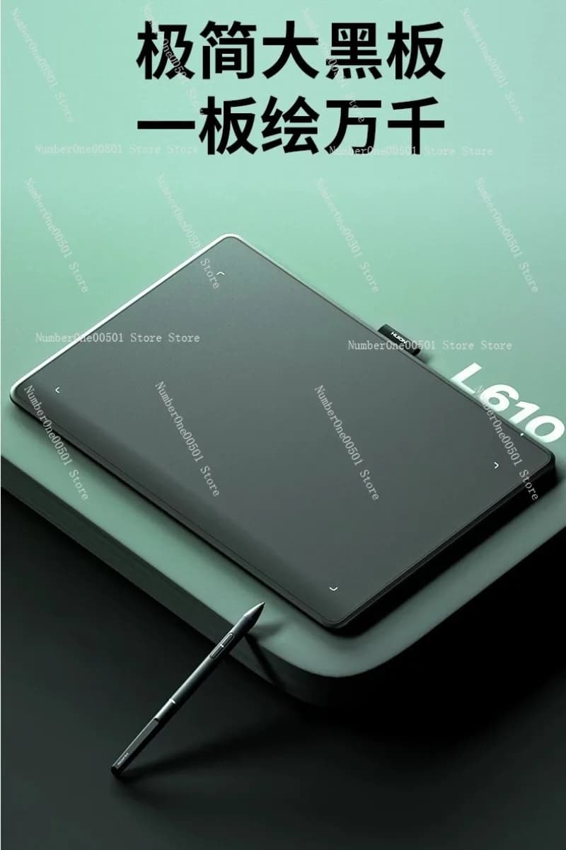 Tablet da Disegno Bluetooth L610, Tavoletta per Scrittura per Computer e Telefono Cellulare