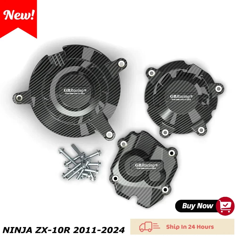 GBRacing Copertura protettiva per motore Protezione anticaduta Copertura protettiva per KAWASAKI ZX-10R ZX10R 2011-2024 moto
