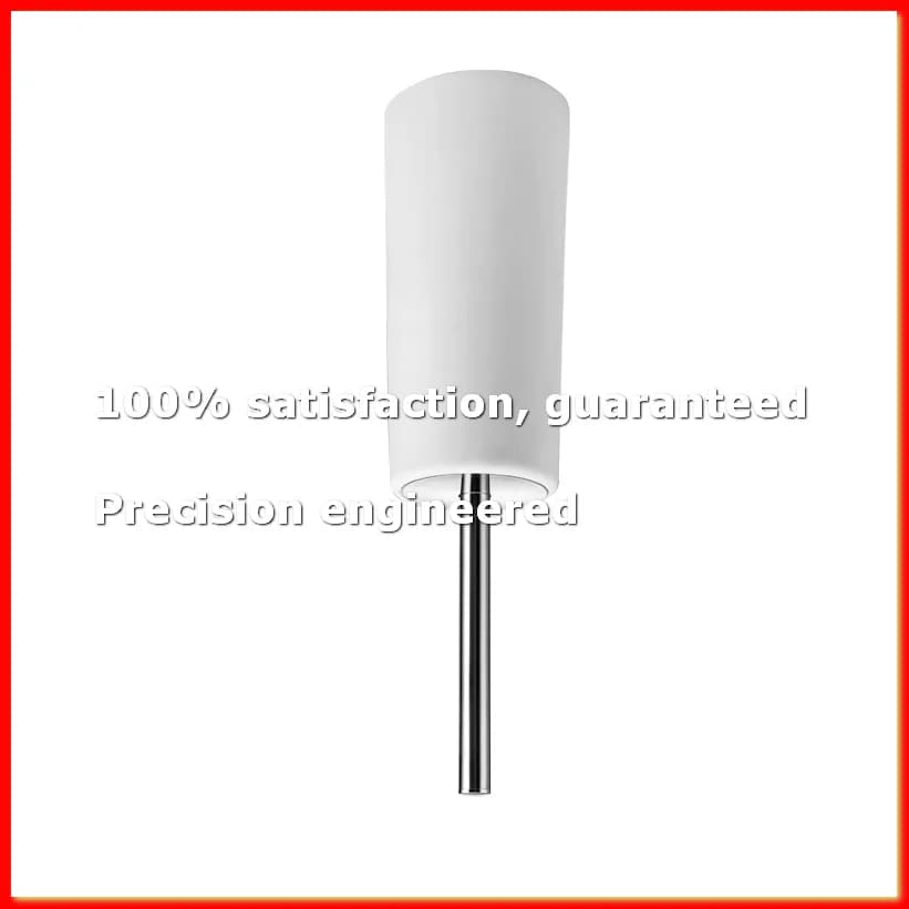Toilet Brush and Holder, 2 Pack Toilet Brush with 304 Stainless Steel Long Handle, Toilet Bowl Brush White-A22U