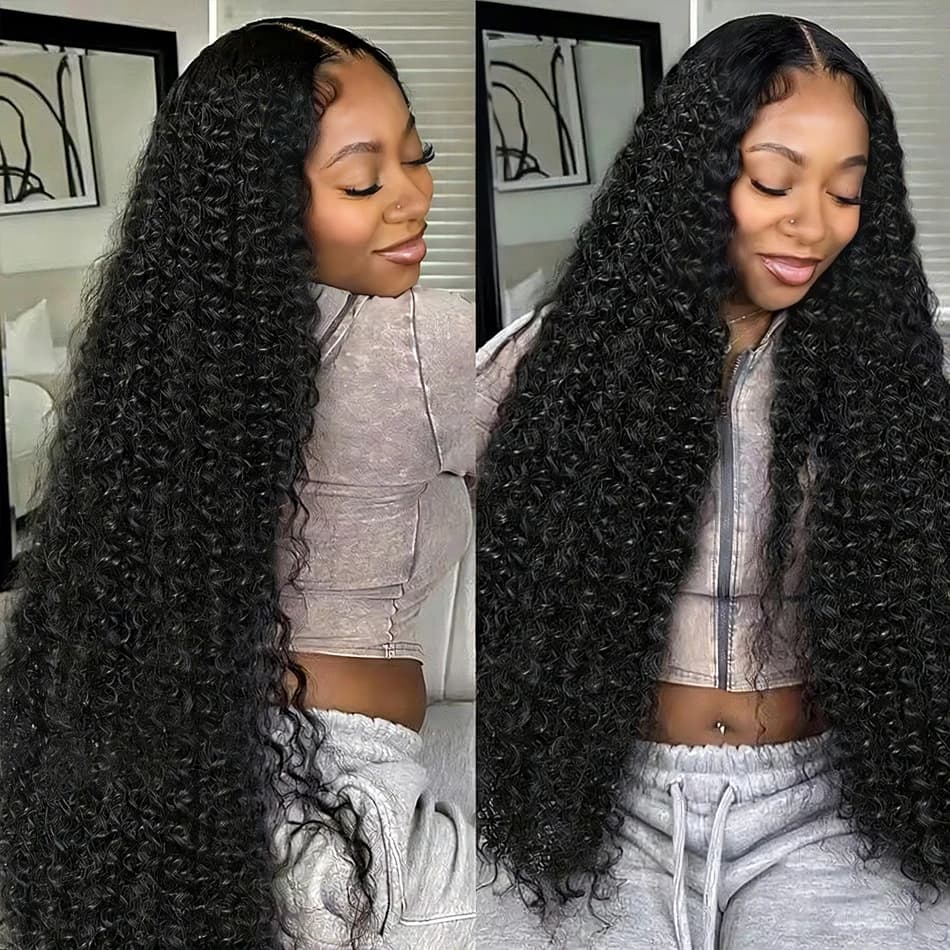 36 Inch Deep Wave Lace Front Wig 13x4 13x6 250% Density 5x5 Hd Lace Frontal Wig Brazilian Human Hair For Black Women Pre plucked