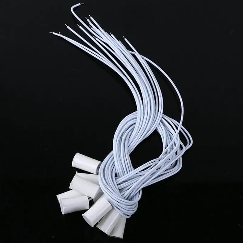 5 Pz/lotto Bianco RC-33 Da Incasso Wired di Sicurezza Sensore di Allarme per Porte E Finestre Contatto Magnetico Reed Interruttore per la Casa per Porte E Finestre Sensore
