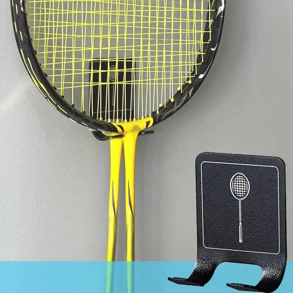 Wall rack for tennis rack aluminum alloy rack Badminton rack Wall rack self-adhesive wall hook without punching