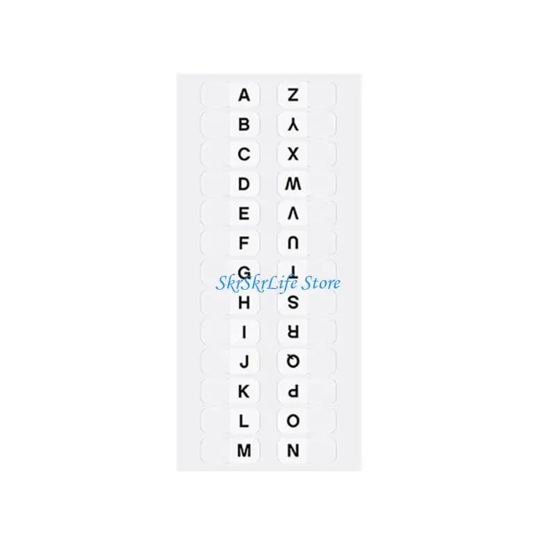 E65E 10 Sheets Writable Clear Colorful Index Tabs Waterproof PET Plastic Label Sticky Note For Book Folder Planner Notebook