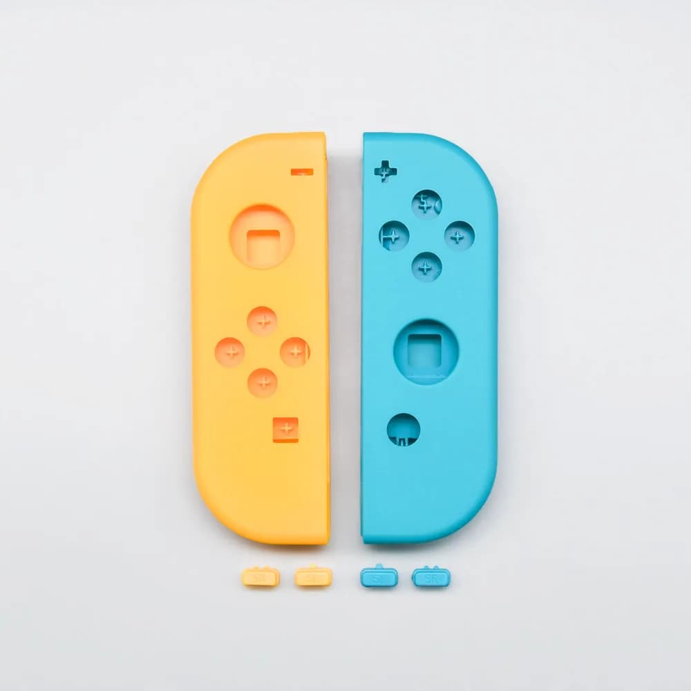 Custodia di Ricambio Fai-da-Te per Switch OLED, Cover Frontale e Posteriore per Controller Joycon, Accessori per Riparazione