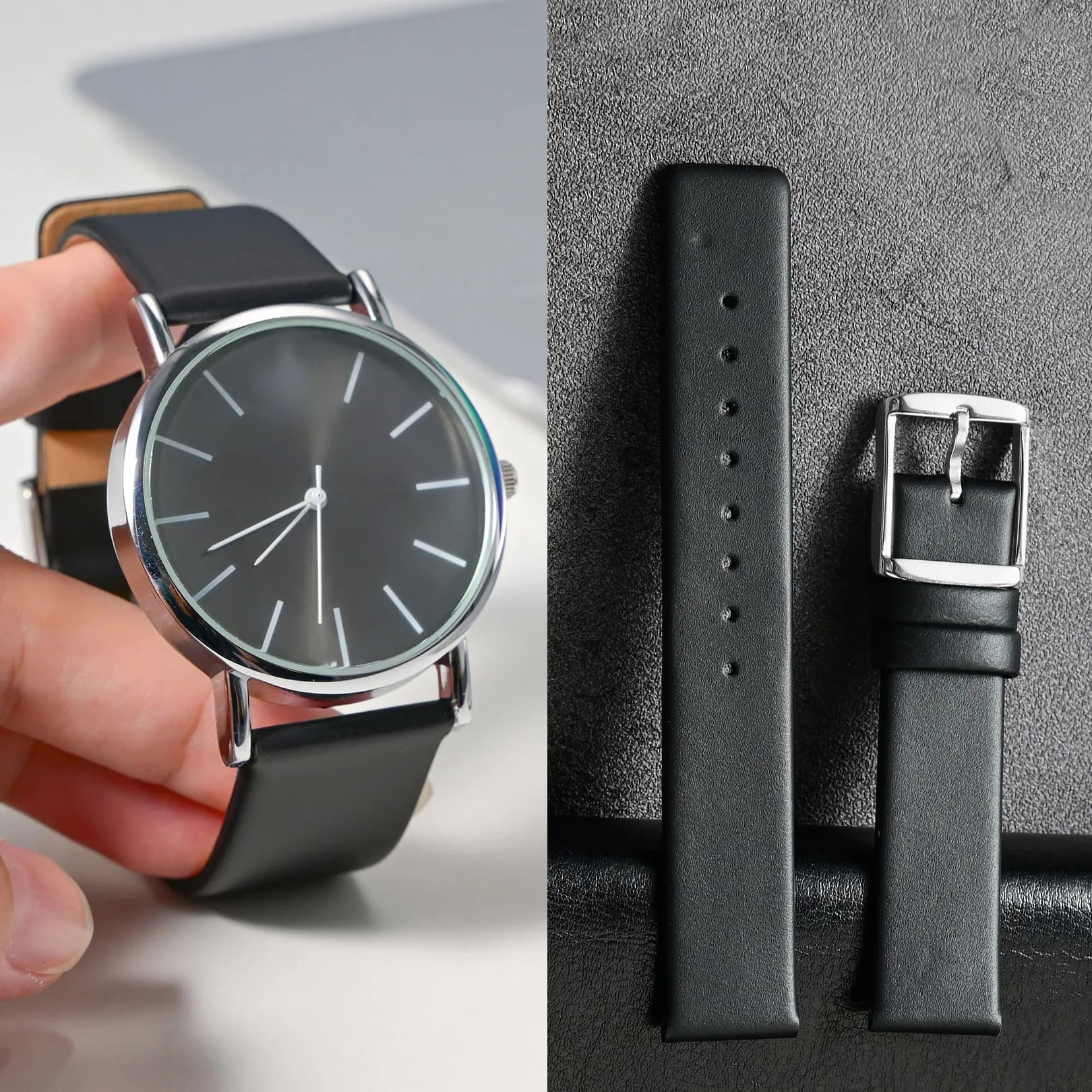 18mm 20mm 22mm Leather Strap for CK K2Y211/K2G211/K2M23 Women's Waterproof Soft Strap Bracelet Accessories