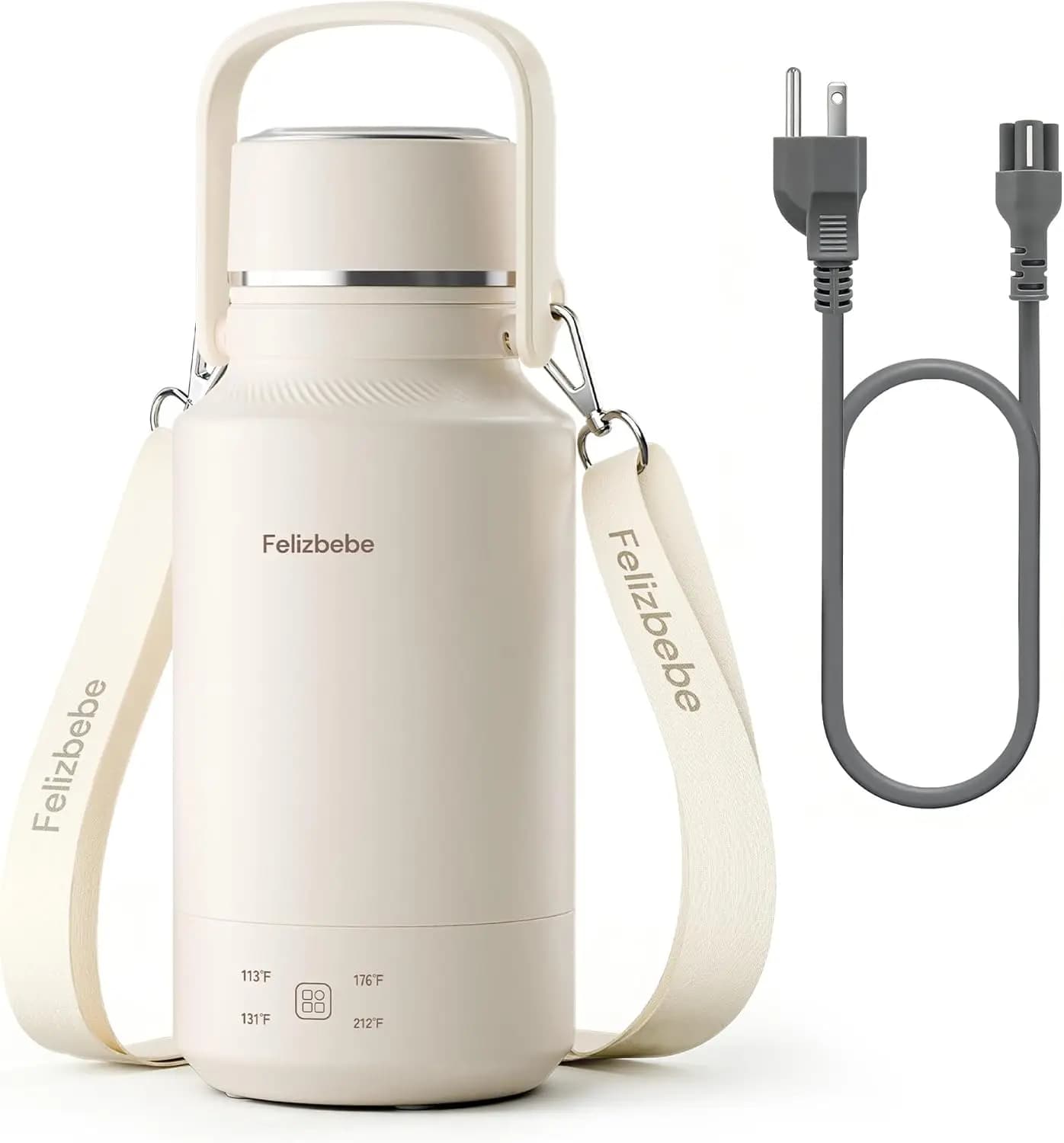 Bollitore Elettrico Portatile da 33,8 Oz, Bollitore da Viaggio in Acciaio Inox 304 con 4 Impostazioni di Temperatura, Spegnimento Automatico e Protezione contro l'Ebollizione a Secco