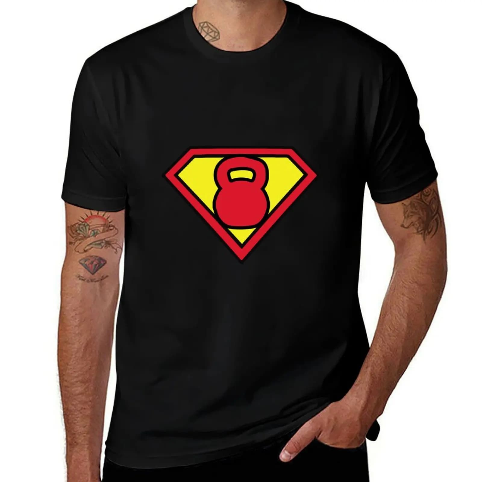 Super Kettlebell T-shirt with original graphics