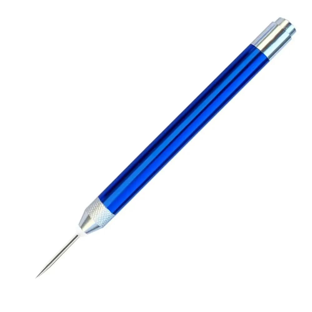 Penna per diserbo in vinile di alluminio Strumento per intaglio fai-da-te Taglierina per progetti termoadesiva Penna per rimozione carta in vinile Penna per diserbo a LED antiscivolo portatile