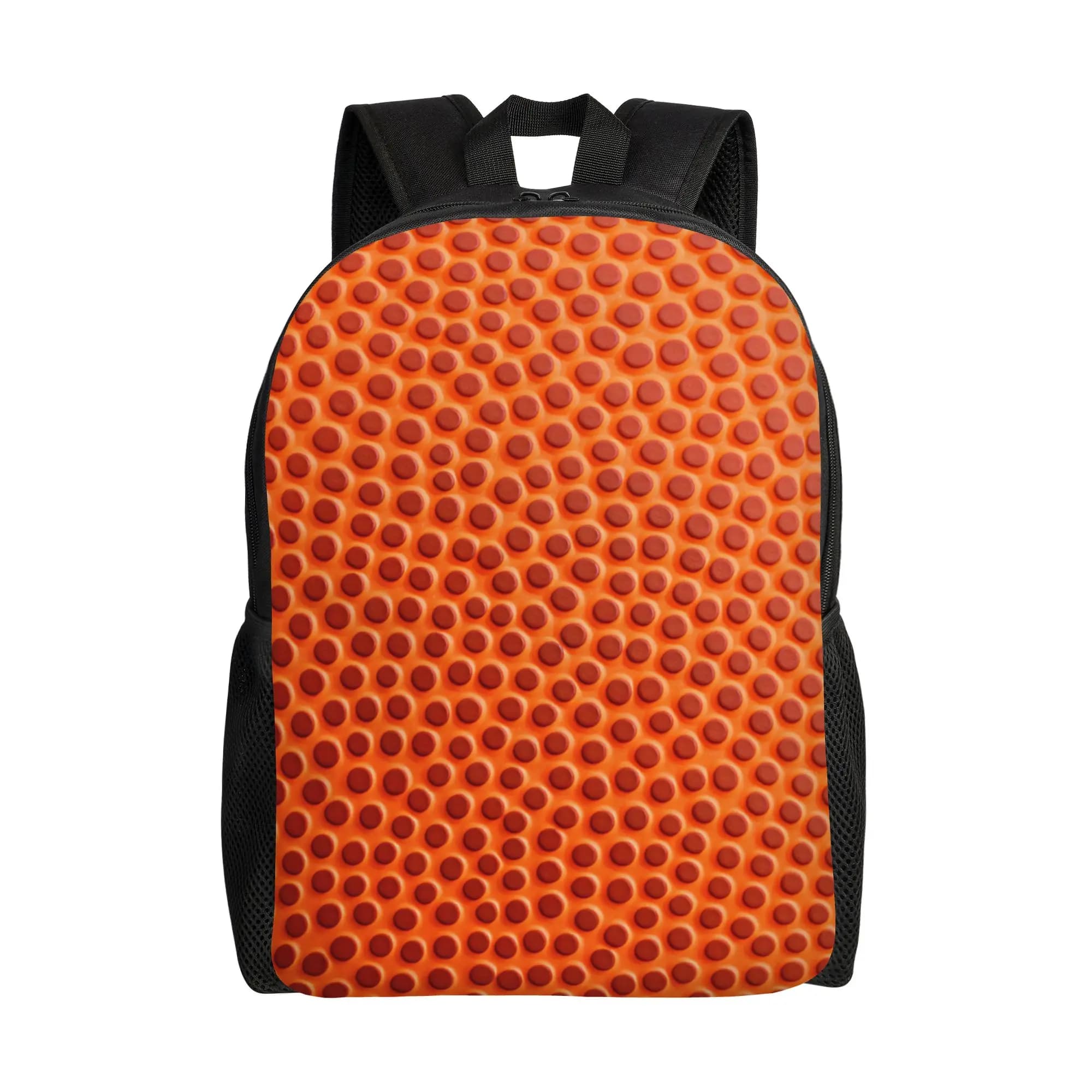 Sport Ball Basketball Grain Backpack Men Durable Backpacks Polyester Kawaii High School Bags Daily Colorful Rucksack