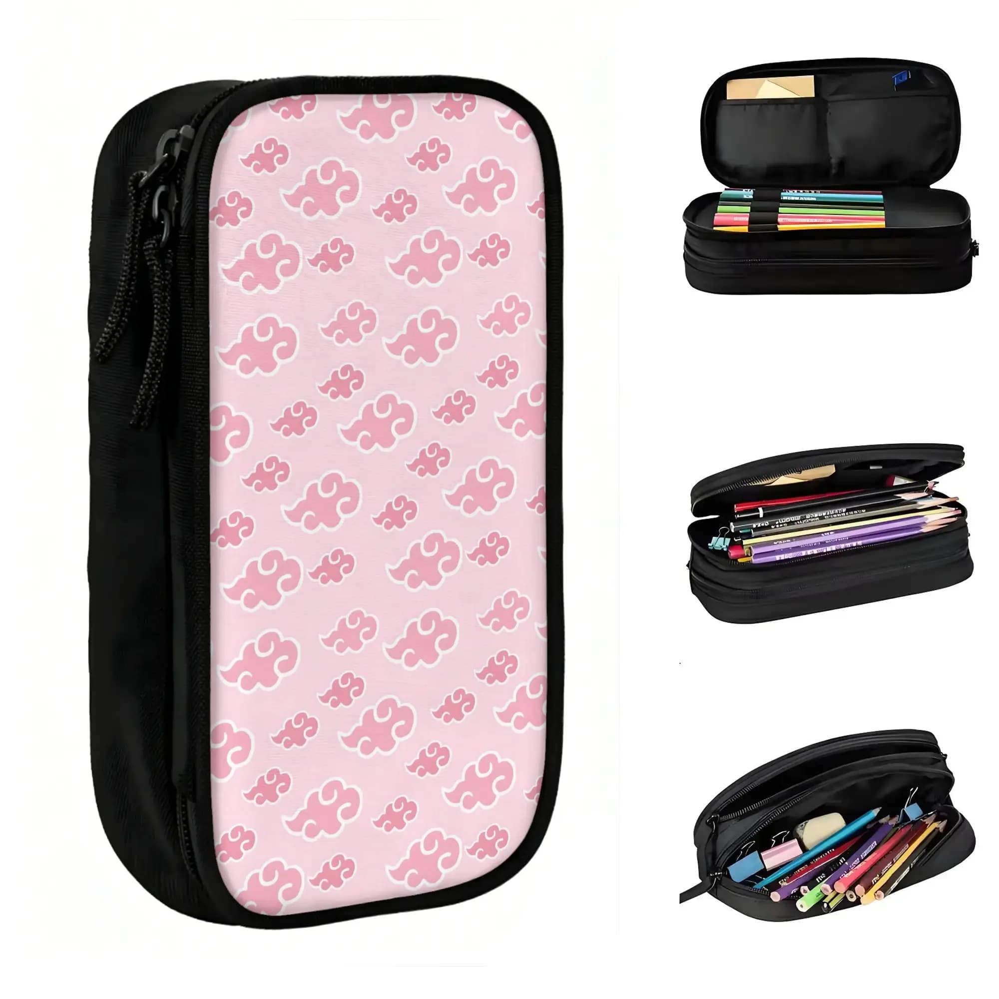 Custom S-Sakuraes H-Harunoes Resilient Cloud School Pencil Case Boys Girls Big Capacity Pencil Pouch Students Stationery