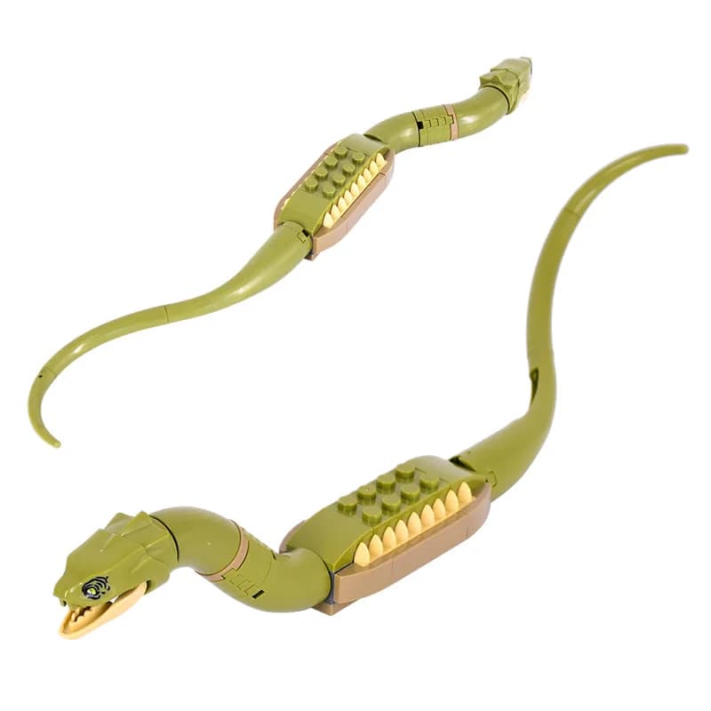 Magico basilico serpente MOC Building Block giocattoli mattoni per bambini regalo per bambini