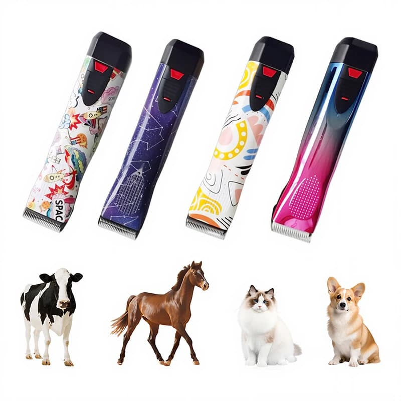 Tagliacapelli per toelettatura animali domestici Tagliacapelli per cani in plastica ricaricabile con depilazione per animali domestici confezionata in scatola