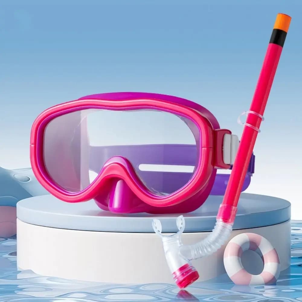 Eyewear Snorkel Set Waterproof Anti-fog Snorkeling Goggles Clear Vision Professional Swimming Goggles Water Sports