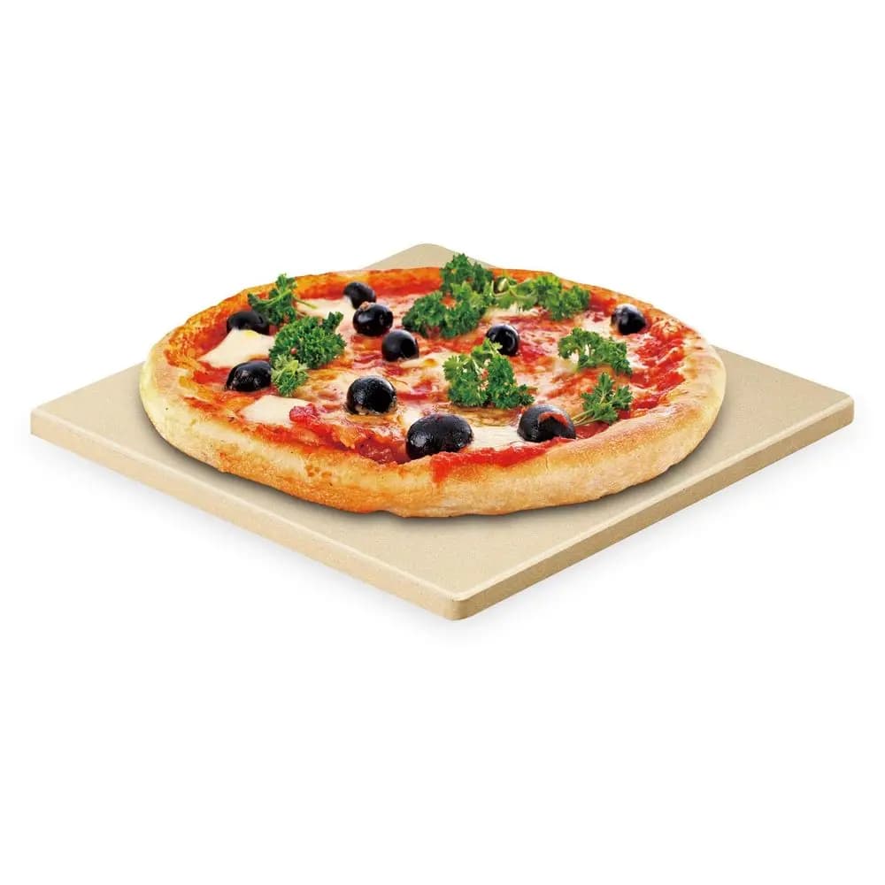 Set di pietre per pizza, pietra rettangolare in cordierite da 7,5 pollici per cuocere pane in forno e sul griglia, ideale per cuocere pane croccante
